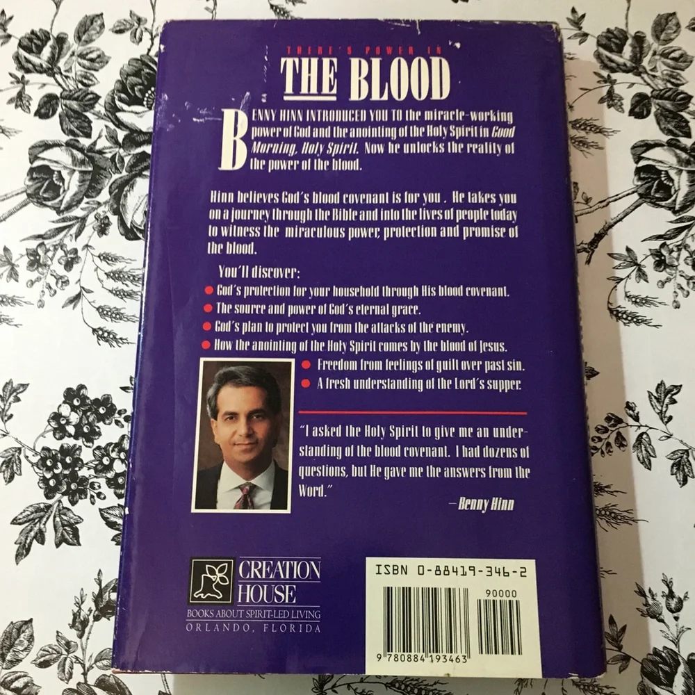 The Blood By Benny Hinn Hardcover Christian Studies